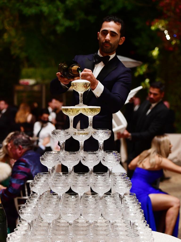 Moet &amp; Chandon Grand Vintage 2012 champagne was served to guests. Picture: Miles Diggs/Shutterstock/Media Mode