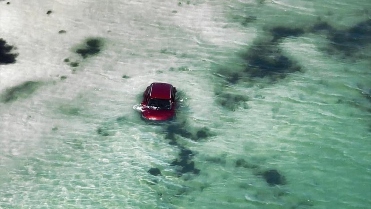 John Matta's car was found floating in the ocean.