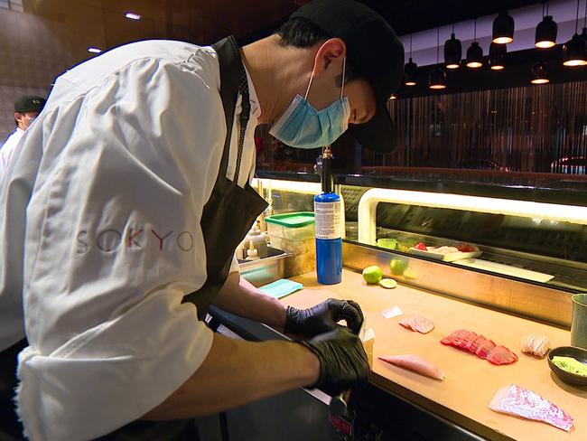 The Star's Sokyo was one of the first Australian restaurants to bring its operations out of lockdown. Picture: Supplied