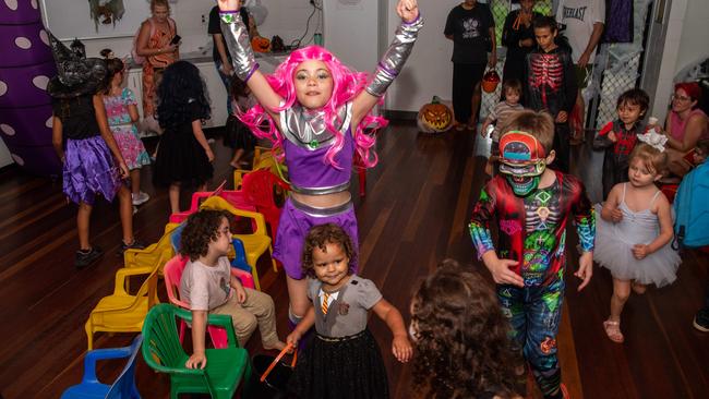 Musical Chairs at Spook-Tacular Halloween Haunted House Disco at the Malak Community Centre. Picture: Pema Tamang Pakhrin