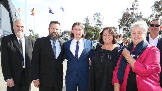 St Joseph’s College 2021 graduation ceremony. Picture: Mike Dugdale