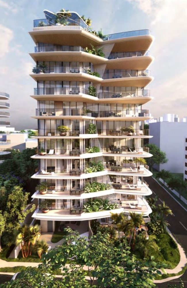 A render of the proposed development at 18 Park Ave, East Brisbane. Picture: PD Online.