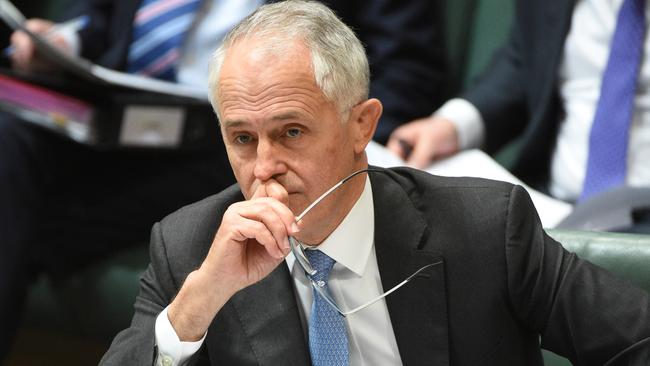 Australian Prime Minister Malcolm Turnbull during Question Time in the House of Representatives at Parliament House in Canberra, Tuesday, Sept. 13, 2016. (AAP Image/Mick Tsikas) NO ARCHIVING