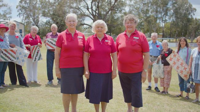 Rockhampton RFDS Volunteer Auxiliary members Jan Nightingale, Margaret Littleton and Margaret Laughton.