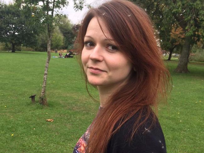 The daughter of former Russian Spy Sergei Skripal, Yulia Skripal taken from Yulia Skipal's Facebook account. Picture: AP