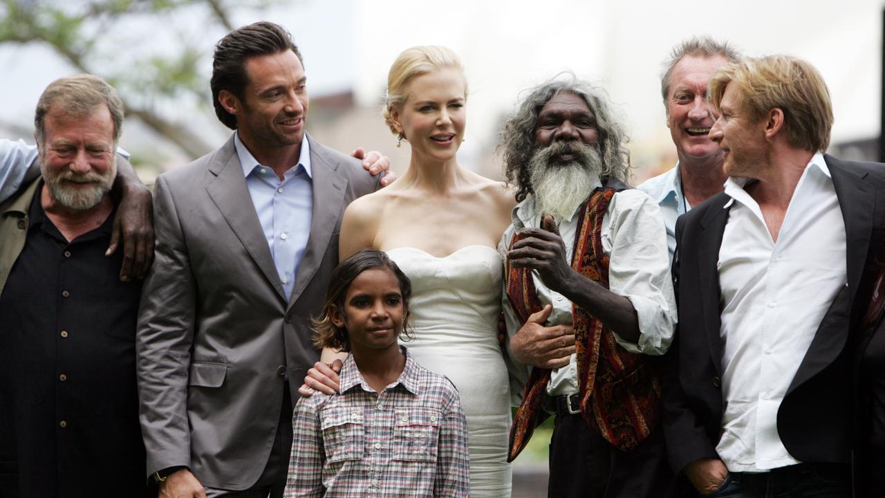 Jack Thompson, Hugh Jackman, Brandon Walters, Nicole Kidman, David Gulpilil, Bryan Brown and David Wenham starred in 2008 film Australia.