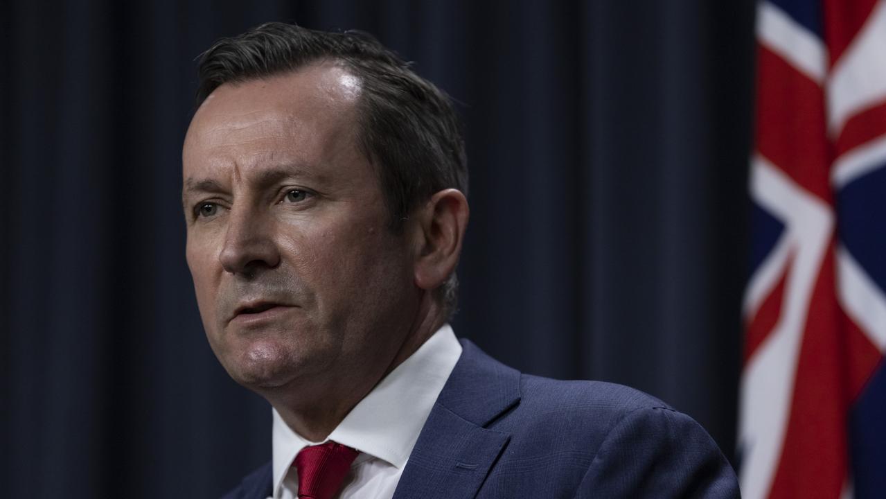 WA Premier Mark McGowan said the state’s lone virus case was ‘good news’. Picture: Matt Jelonek/Getty Images