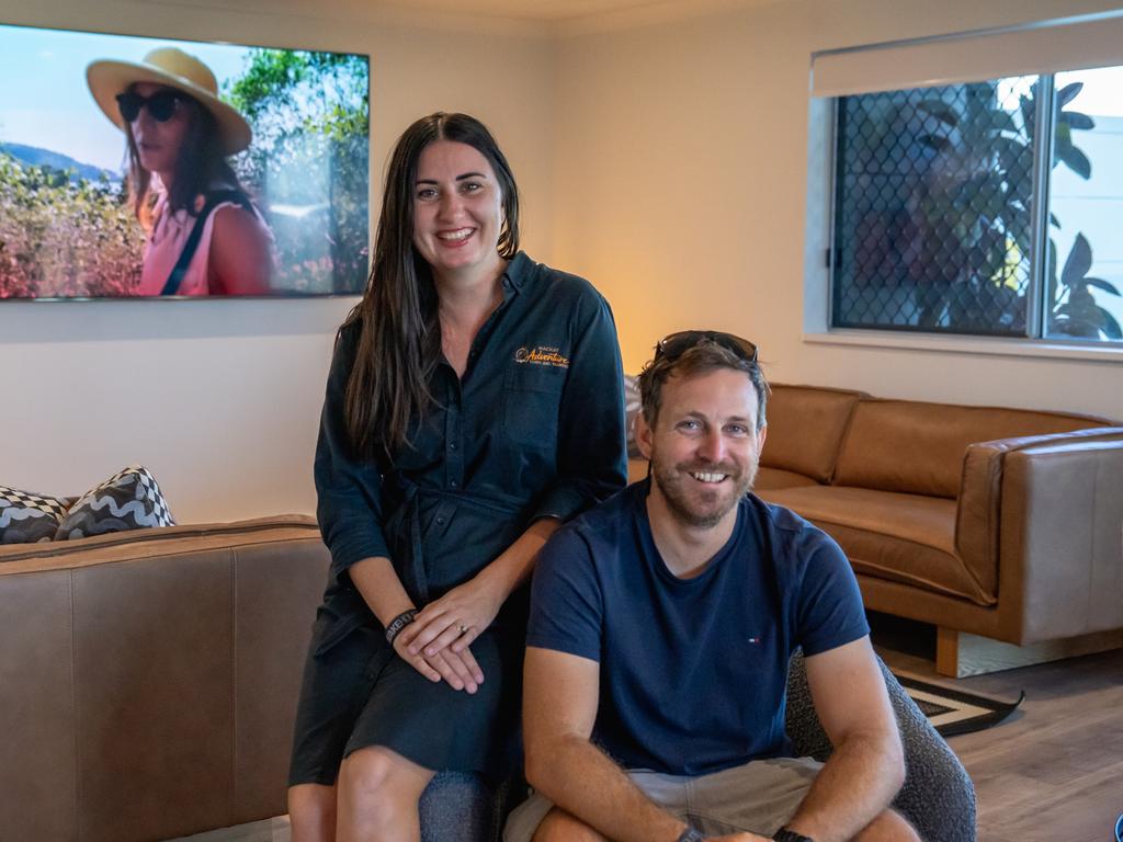 Wake House owners Amanda Pelagalli and Dan Probert say they will open the Adventure Lodge in early June. Photo: Jacob Vinall