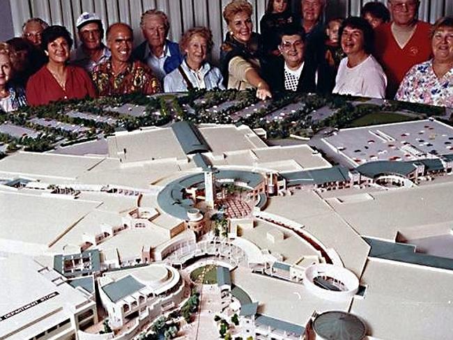 A model of Robina Town centre circa 1993