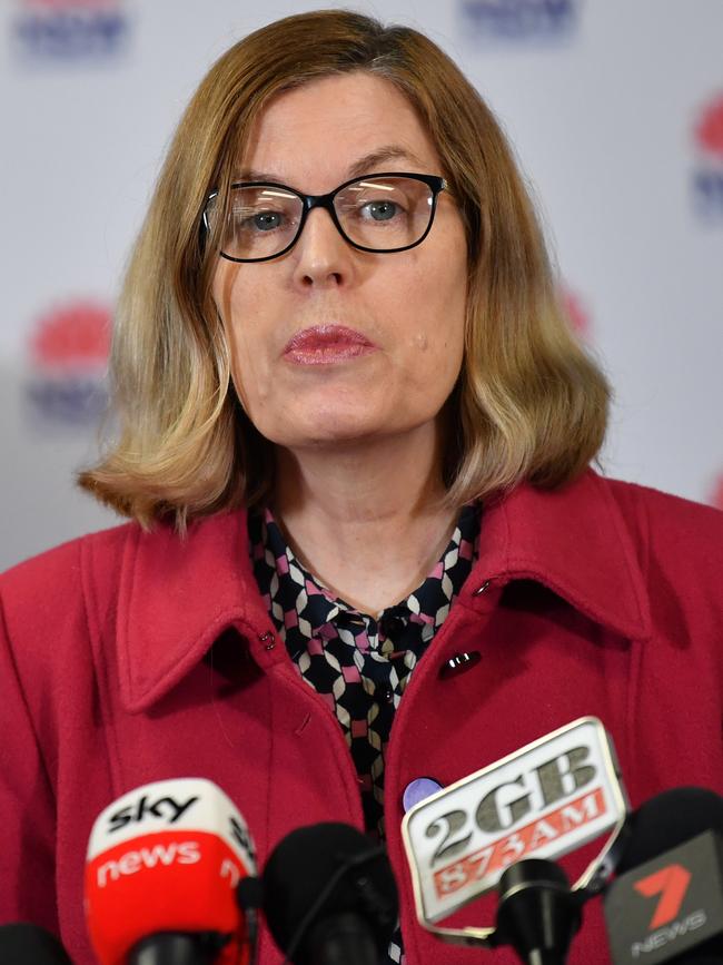 NSW Chief Medical Officer Dr Kerry Chant. Picture: AAP