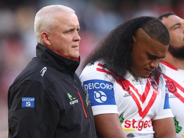 Dragons coach Anthony Griffin is under intense scrutiny. Picture: Getty Images