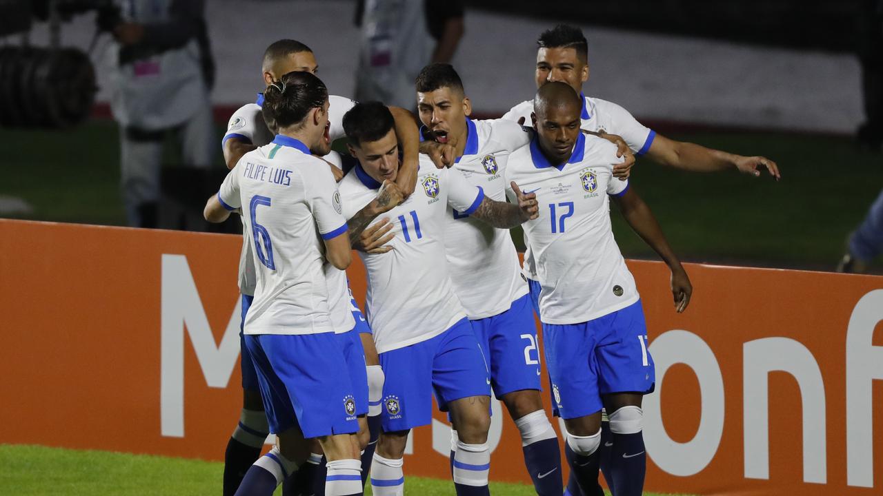 Philippe Coutinho scored twice in four minutes in the Copa America opener