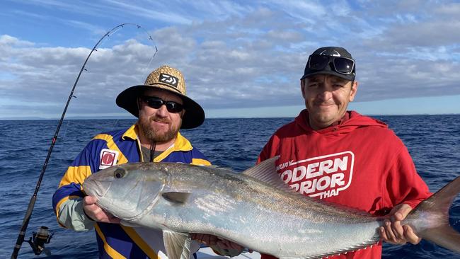 Sea Probe Fishing Charters with a solid Amberjack from a recent trip.