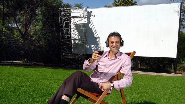 Cameo owner Eddie Tamir at The Cameo outdoor cinema in 2004.