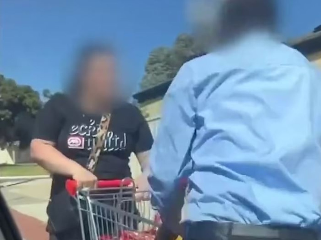 security-guard-accuses-woman-of-stealing-trolley-of-items-from-coles