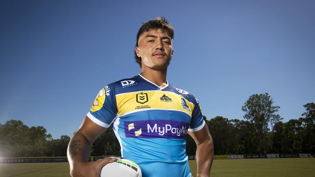 Gold Coast Titans player Klese Haas. Picture: NIGEL HALLETT