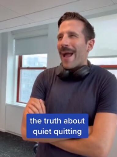 Is the quiet quitting trend a good thing for bosses? Picture: TikTok