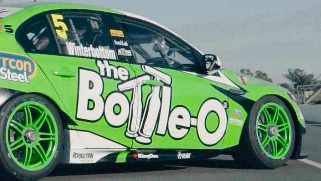 Mark Winterbottom’s new-look Bottle-O Ford Falcon for 2017.
