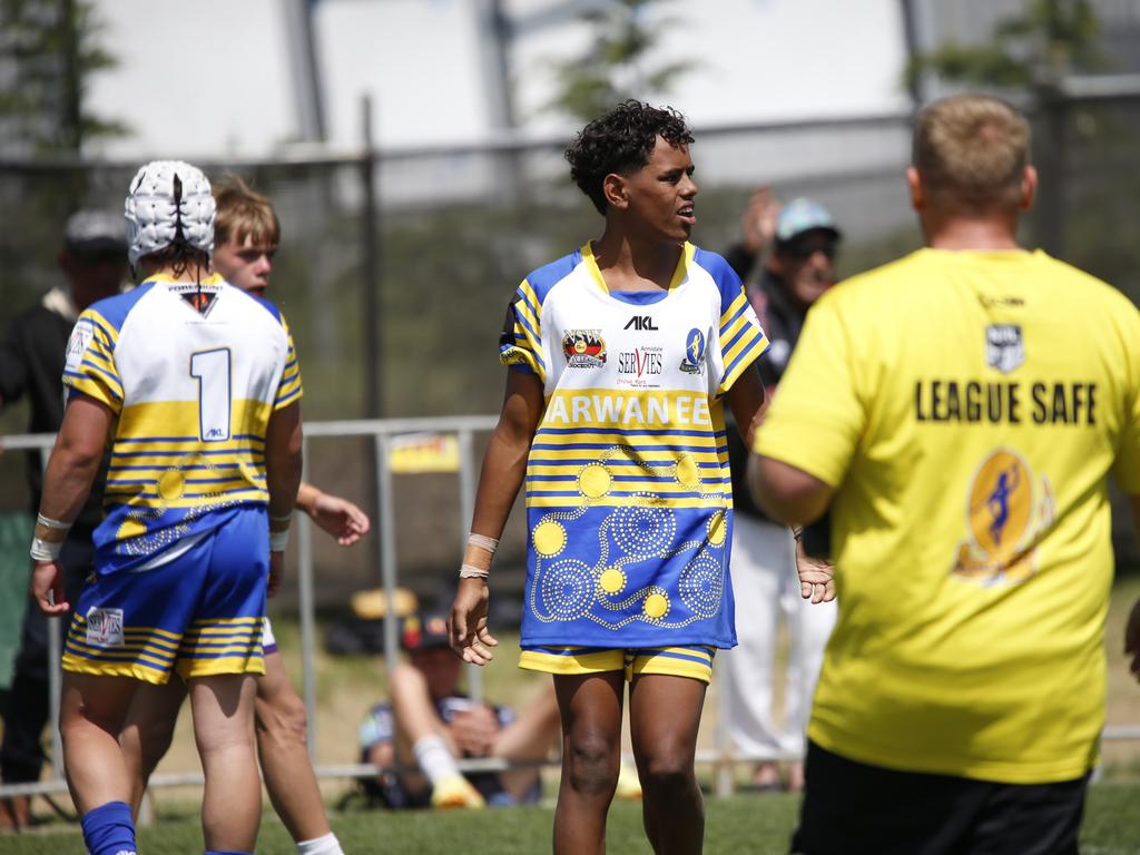 Koori Knockout - Day 4 Boys 15s GF Narwan Eels vs Mindaribba Warriors Monday, 7 October 2024 Hereford St, Bathurst NSW 2795, Australia, Picture Warren Gannon Photography