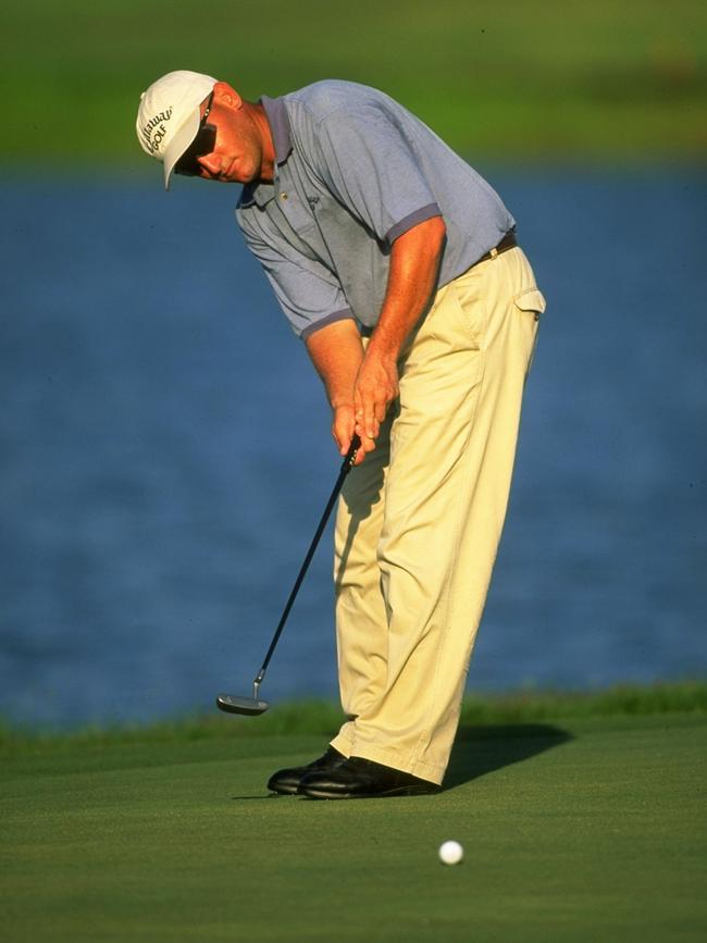 Don Fardon during the Johnnie Walker Classic at the Blue Canyon Golf Club in Thailand in 1998. Photo: David Cannon/Allsport