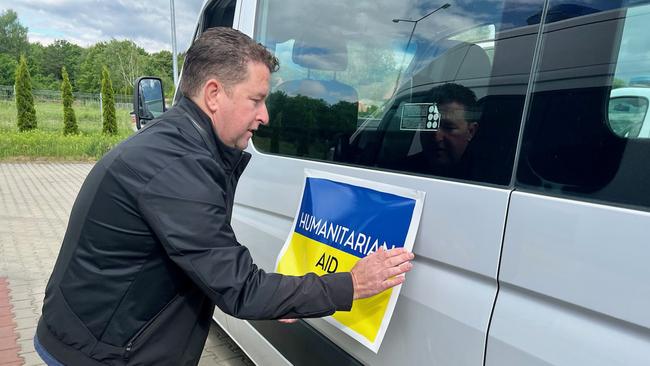 Mr Spenceley urges Australians to keep supporting Ukraine. Picture: Supplied