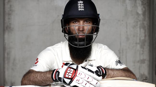 Moeen Ali of England poses at The Gabba this week ahead of the first Test starting on Thursday. Picture: Ryan Pierse/Getty Images