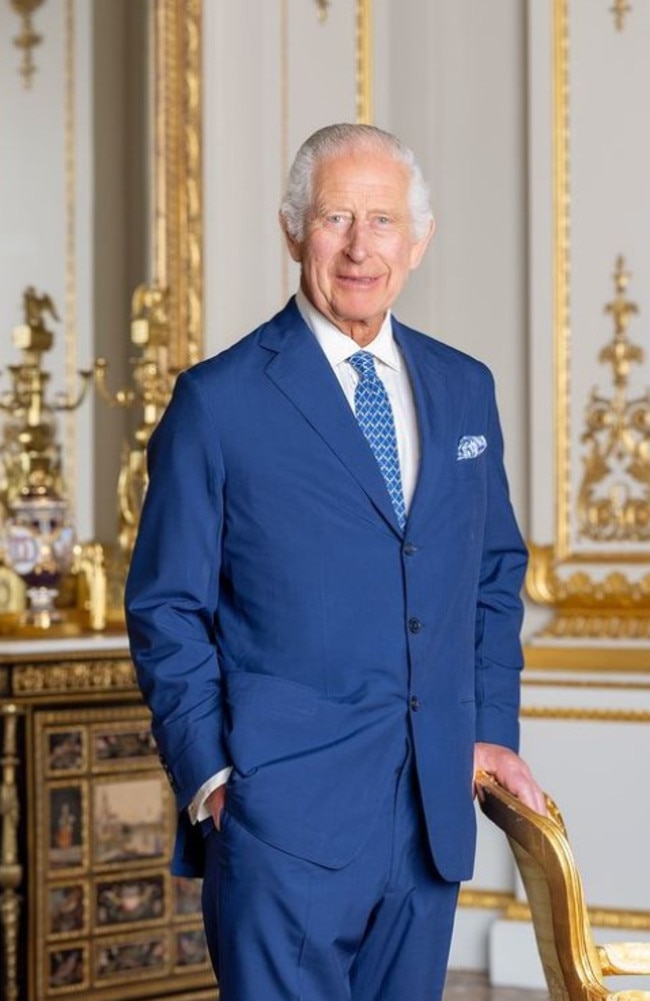 King Charles looked well in the official royal portrait for his 76th birthday. Picture: Instagram