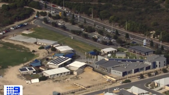 Atlantis Beach Baptist College was in lockdown after a student allegedly shot a gun into a school building. Source: Nine News.