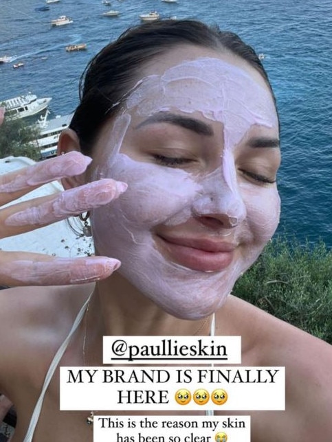 Paullie Skin is made in Australia, vegan and cruelty free. Picture: Instagram