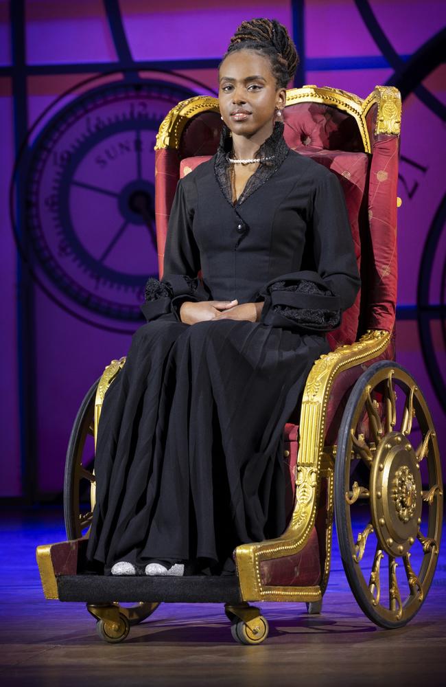 Shewit Belay as Nessarose in Wicked.