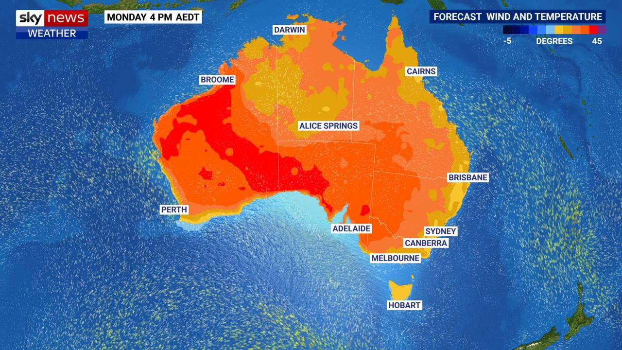 Christmas weather forecast Hot temperatures in Sydney, Melbourne