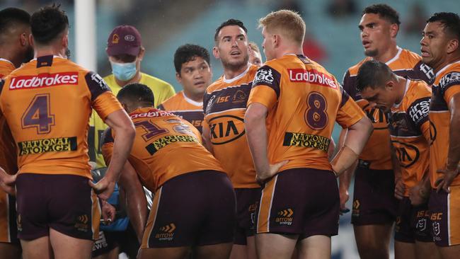 This is the lowest the Brisbane Broncos have ever been. Picture: Brett Costello