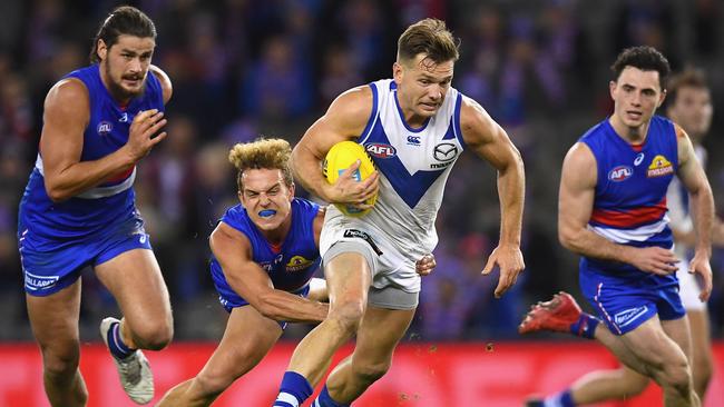 Shaun Higgins has put his hand up as a genuine Brownlow Medal hope. Picture: Getty Images