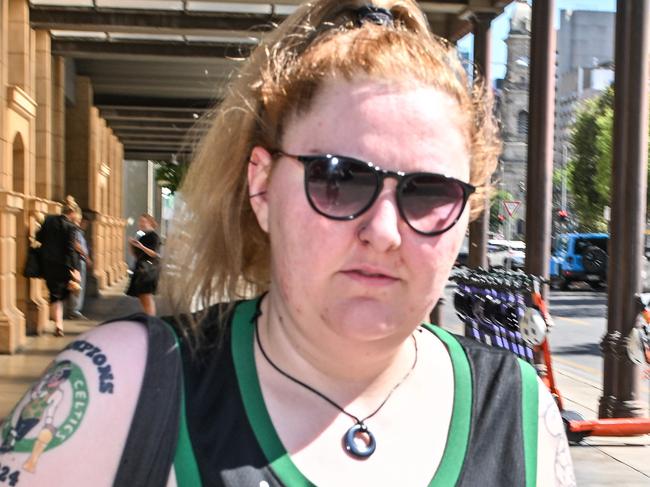 ADELAIDE, AUSTRALIA - NewsWire Photos DECEMBER 5, 2024: Dana Whittaker leaves the District Court where she is charged with indecently assaulting a child. Picture: Newswire / Brenton Edwards