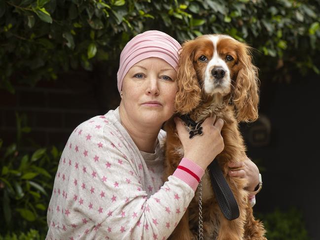 ‘How would they feel?’ Tracey Keogh, pictured with her pooch. Picture: Rob Leeson