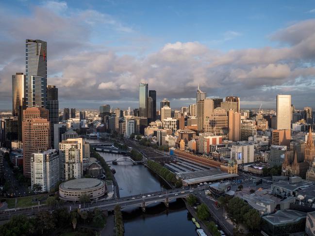 Melbourne is now ranked the 22nd most expensive city globally to live in. Picture: Jake Nowakowski