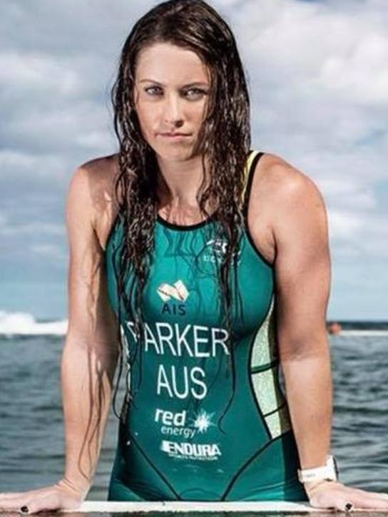 Now: the transformation to paratriathlete. Picture: Facebook/Lauren Parker Foundation