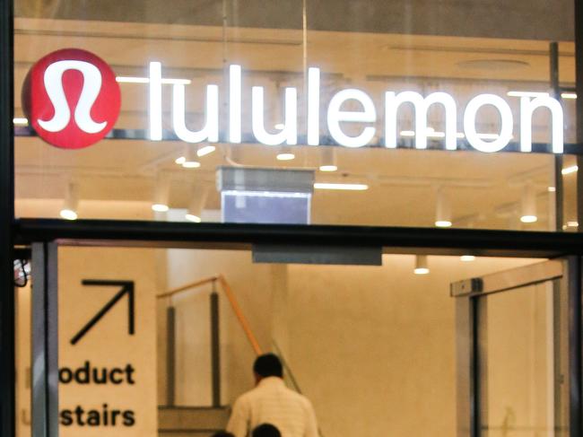 SYDNEY, AUSTRALIA - Newswire Photos - MAY 15:  Members of the public are seen during lunch time in the Sydney CBD shopping at Lulu Lemon store, despite the rising cost of inflation. Picture: NCA Newswire / Gaye Gerard