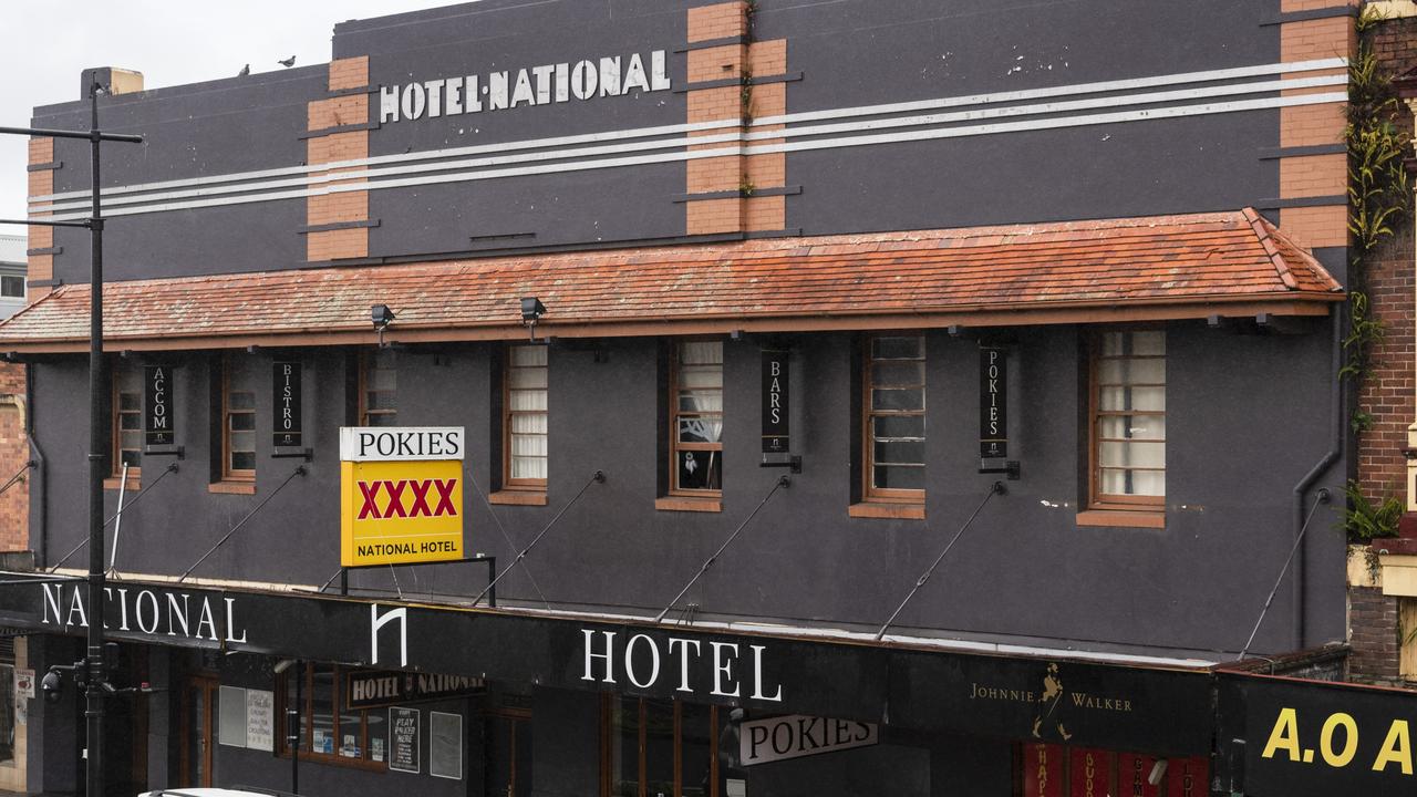 The National Hotel on Russell St in the Toowoomba CBD. Picture: Kevin Farmer