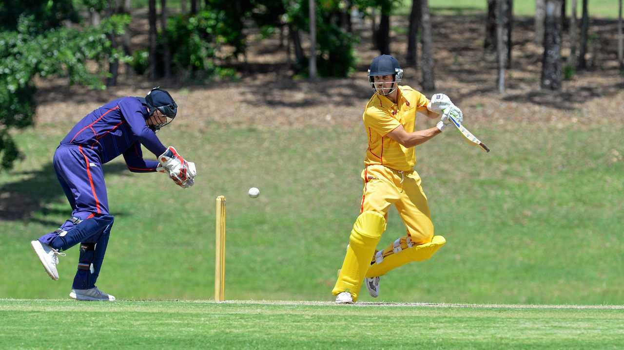 Queensland Country Cricket Championships at Mark Marsh Oval, Ipswich. North Queensland batsman Jason Seng. Picture: David Nielsen