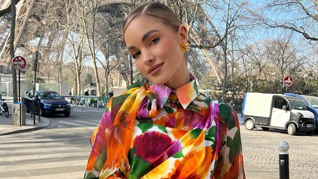 Olivia Rogers at Paris Fashion Week 2023. Picture: @oliviamollyrogers / Instagram