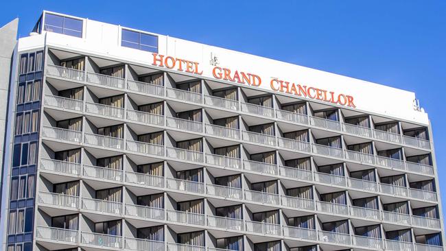 COVID is again spreading with the Hotel Grand Chancellor Brisbane Picture: Richard Walker