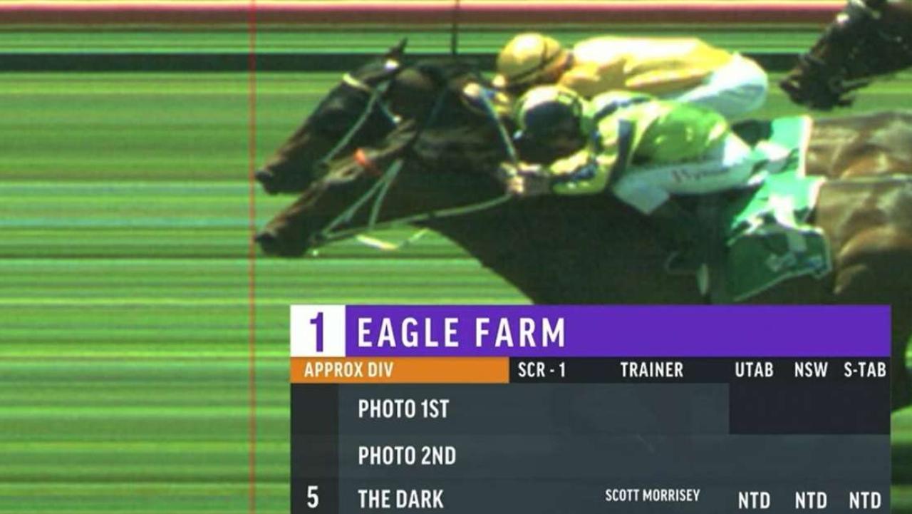 They couldn't be split in a wild tie at Eagle Farm.