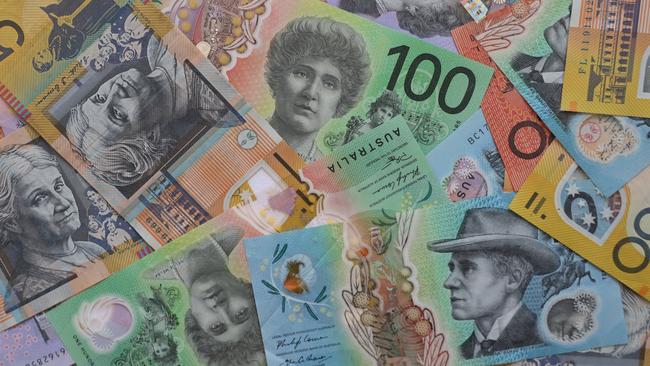 AUSTRALIA - NewsWire Photos - General view editorial generic stock photo of Australian cash money currency. Picture: NCA NewsWire / Nicholas Eagar