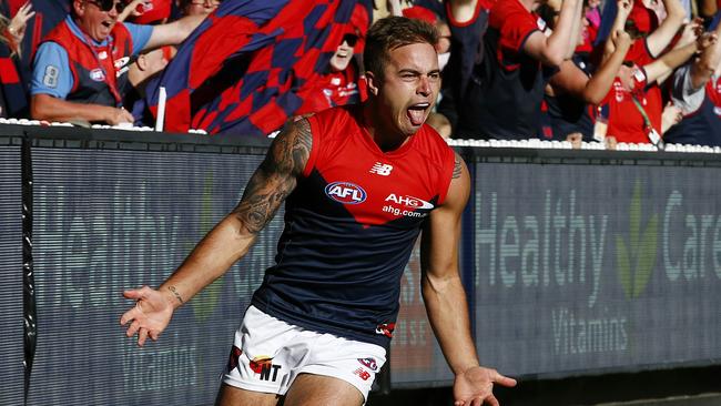 Ben Kennedy was among four Demons ruled ineligible for selection after a drinking session. Picture: Wayne Ludbey