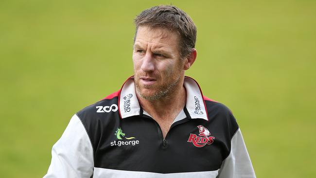 Queensland Reds coach Brad Thorn is looking for a new backs coach. Picture: AAP
