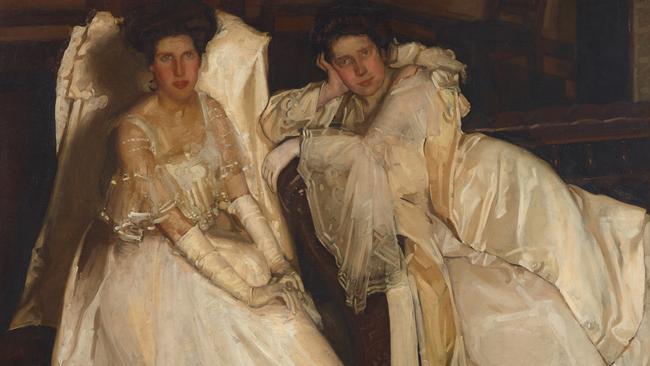 Detail from Hugh Ramsay’s Two girls in white (1904). Art Gallery of New South Wales.