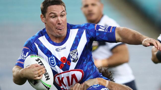 Josh Jackson is on track to become the most capped forward in Bulldogs history. Picture: AAP