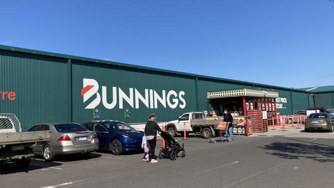 Current Bunnings Warehouse store in Wonthaggi. Picture: Brooke Grebert-Craig