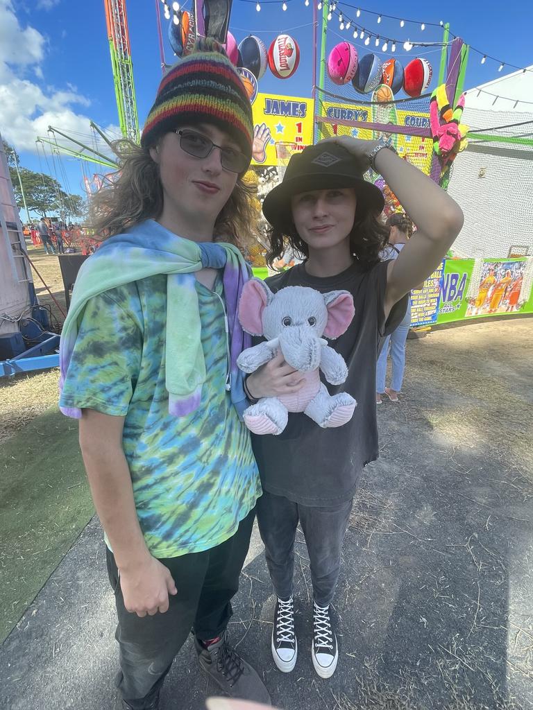 Alysha Goodwin and Israel Askew enjoyed the 2023 Bundaberg Show.